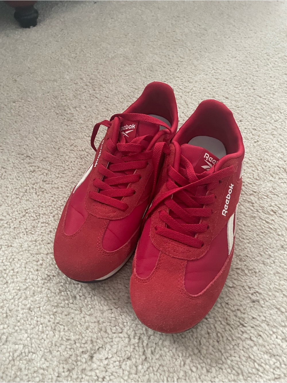 Reebok Red Women's Athletic Sneakers